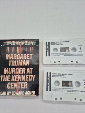 Murder at the Kennedy Center Margaret Truman Cassette Audiobook Ed Asner Vintage